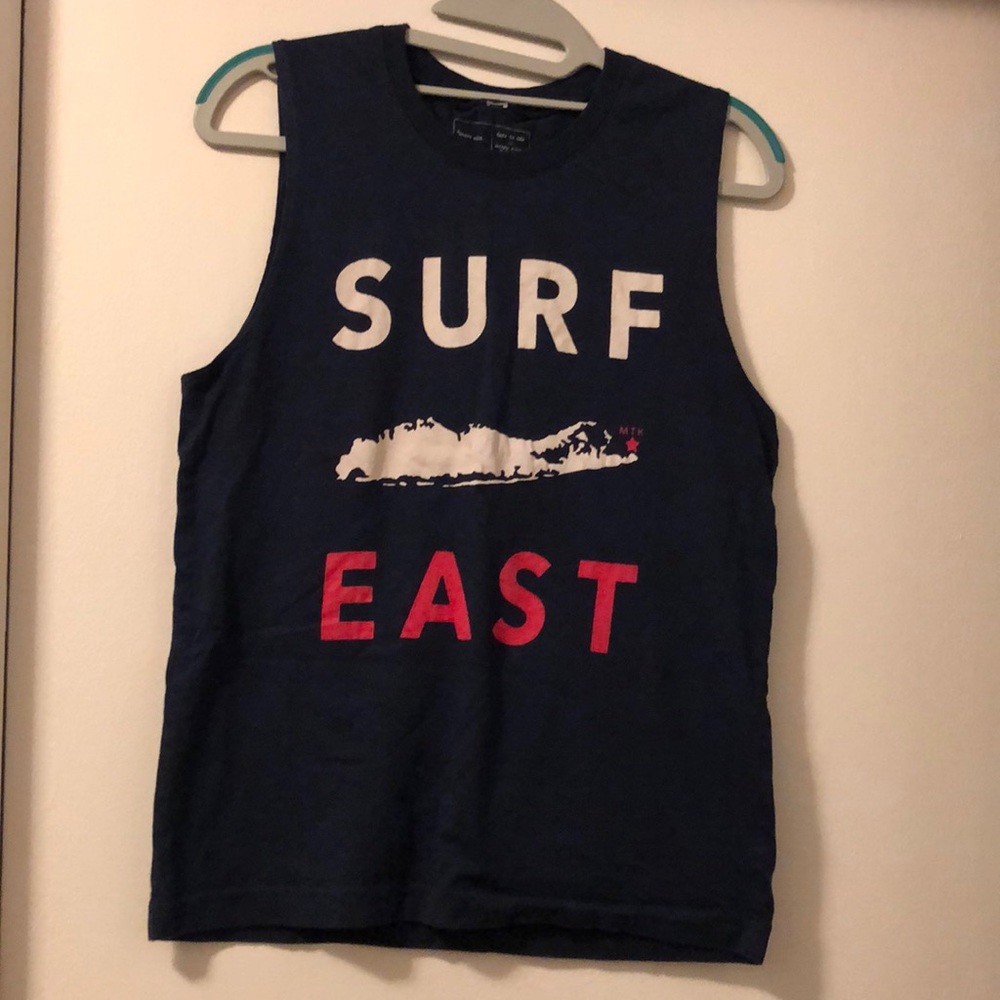 Surf East, Montauk muscle tank, size small, worn twice!